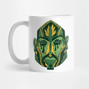 Forrest Green African Mask No 9 Mug